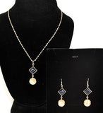 Lot of 120 Sets Canyon Sky Women's Classic Cat's Eye Crystal Necklace & Earrings -