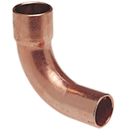 Elkhart Products 1-1/4" FTG x Copper Straight Bagged Long Turn 90 Degree Elbow -
