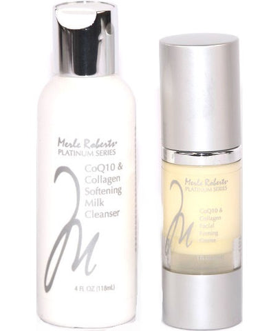 Merle Roberts 2 Pieces Softening Milk Cleanser & Facial Firming Creme Set -