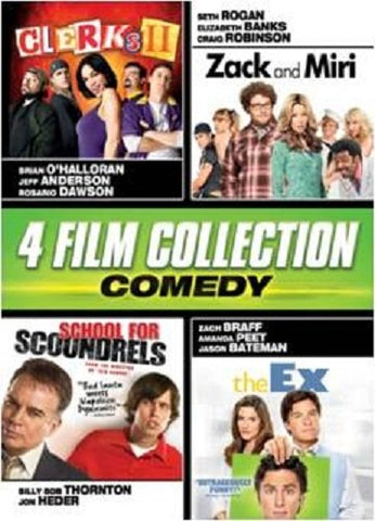 Comedy Quad: Clerks II/Zack & Mira/School for Scoundrels/The Ex DVD -