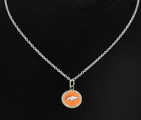 WinCraft Collection Women's NFL Denver Broncos Charm Necklace -