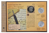 American Coin Treasure 1968-Present Roosevelt Dime & 1975-1976 Eisenhower Dollar -