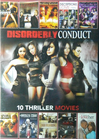 Disorderly Conduct 10 Thriller Movie Collection DVD -
