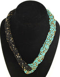 Lot of 48 Sets of 2 Pieces Women's Fabulous Dual Colored Bead Necklace -