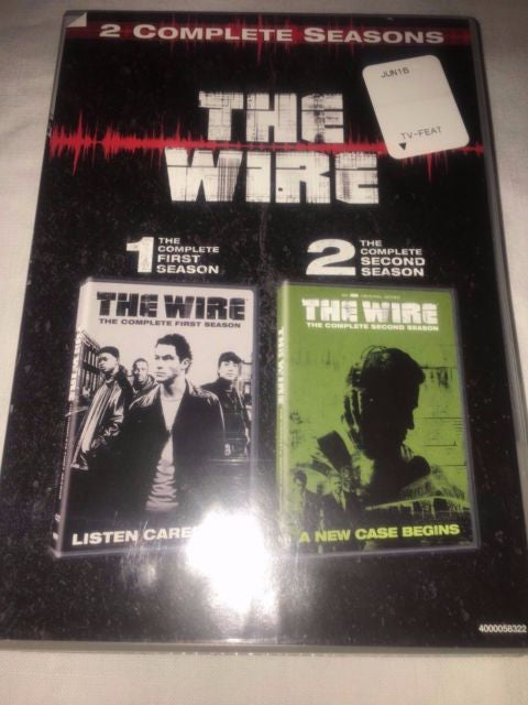 The Wire First & Second Season 1 & 2 DVD Dominic West -
