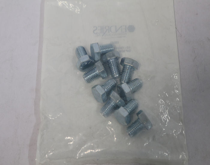 Endries International 1/2-13X3/4 Grade 5 Hex Head Cap Screw - 10 Pack -