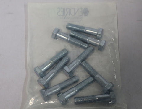 Endries International 1/2-13X2-1/4 Grade 5 Hex Cap Screw - 10 Pack -