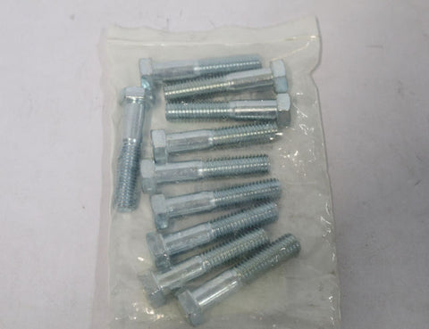 Endries International 1/2-13 x 2-1/2 Grade 5 Hex Head Cap Screw - 10 Pack -