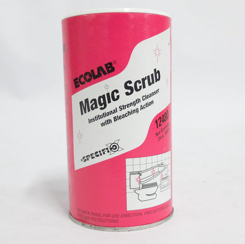 Ecolab Magic Scrub Powder Cleaner 24 oz - Case of 16 -