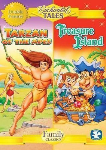 Enchanted Tales: Tarzan of the Apes/Treasure Island DVD -