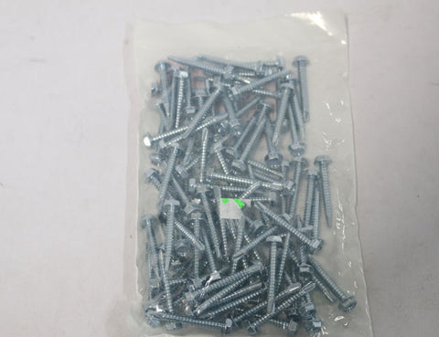 Endries International 10-16 x 1-12 HX/W/HD Tek Screw 3 Point - 100 Pack -