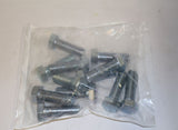 Endries International 3/4-10 x 2-1/2 Zinc Hex Head Tap Bolt - 12 Pack -