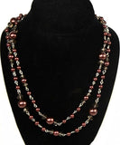 Lot of 17 Sets of 4 Women's Extravagant Long Pear Necklaces -