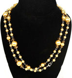 Lot of 17 Sets of 4 Women's Extravagant Long Pear Necklaces -