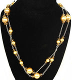 Lot of 17 Sets of 4 Women's Extravagant Long Pear Necklaces -