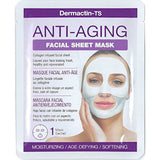 Pack of 4 Dermactin-TS Anti-aging, Brightening, Moisturizing, Skin Firming Masks -