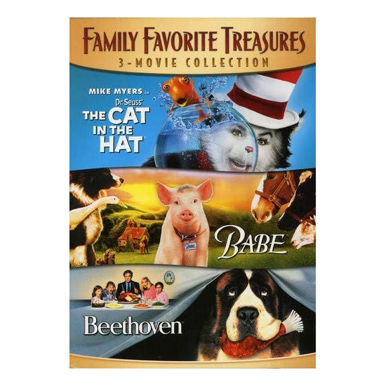 Family Favorite Treasures 3- Movie Collection DVD -