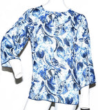 Blue, White