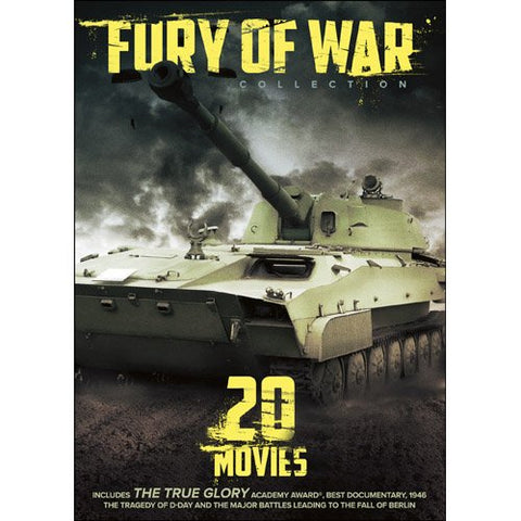 Fury of War: 20 WWII Documentaries DVD Narrated by Clark Gable -