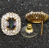 Gold Coast Lot of 13 Pairs of  Women's Genuine Mystic Quartz Earrings -