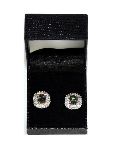 Gold Coast Lot of 13 Pairs of  Women's Genuine Mystic Quartz Earrings -