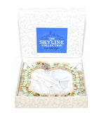 Lot of 23 Pieces The Skyline Collection Women's Green Link Necklace -