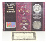 The Morgan Mint The 1970'S John F. Kennedy Half Dollar & 1973 Stamp -