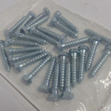 Endries International 3/8 x 2 Hex Head Lag Screw Zinc - 25 Pk -
