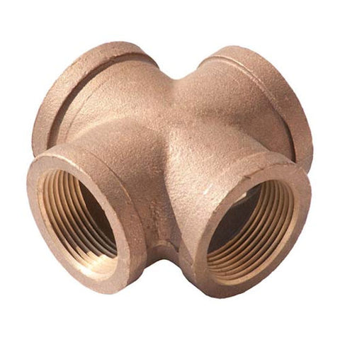 ProFlo IBRLFCRD Lead Free 1/2" Pipe Cross Fitting, Case of 30 -