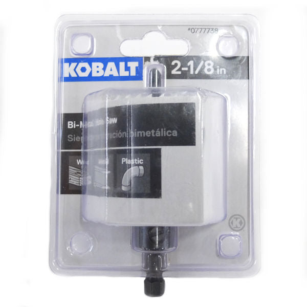 Kobalt 2-1/8-in Bi-Metal Arbored Hole Saw -