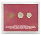 American Coin Treasure 1958 Wheat Penny, 1912 Liberty Nickel, 1945 Mercury Dime -