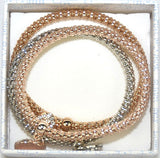 Lot of 112 Sets of 3 Women's Lovely Heart Charmed Bracelet -