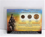 First Commemorative Mint Three Centuries of Native American Coins Set -