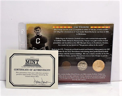 First Commemorative Mint Three Centuries of Native American Coins Set -
