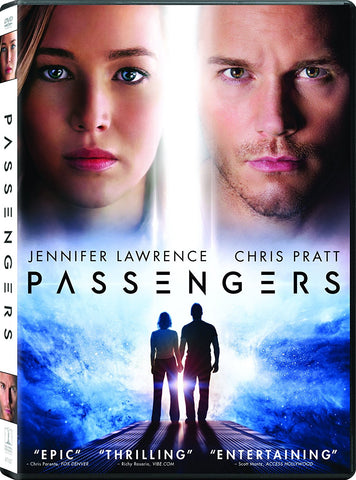 Passengers DVD Jennifer Lawrence, Chris Pratt -