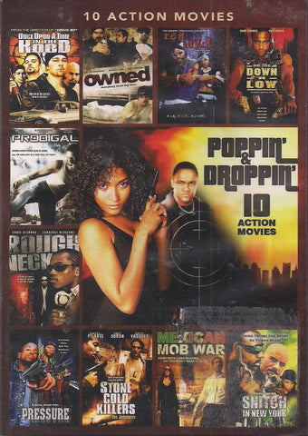 Poppin' & Droppin': 10 Action Movies DVD -