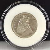 First Commemorative Mint 1850-1891 Rare Seated Liberty Quarter -