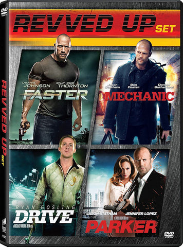 Revved Up Set 4-Movie Collection DVD Box Set Ryan Gosling, Dwayne Johnson -