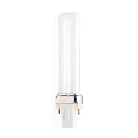 Satco S8303 3500K 7-Watt G23 Base T4 Twin 2-Pin Tube Light Bulb -