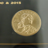 American Coin Treasure First & Last Collection Sacagawea Dollars 2000 & 2015 -