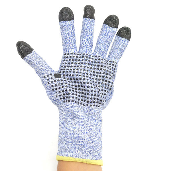 SAS Safety 6771-04 SAS Safety SafeCut HPPE Knit Glove with PVC Grip, XL, 12 Pack -