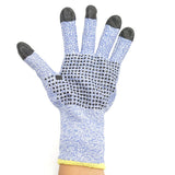 SAS Safety 6771-04 SAS Safety SafeCut HPPE Knit Glove with PVC Grip, XL, 12 Pack -