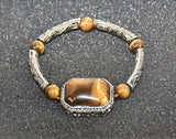 Lot of 62 Sets of 3 Women's Southwestern Style Genuine Gemstone Stretch Bracelet -