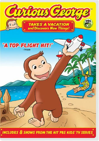 Curious George - Takes a Vacation & Discovers New Things DVD -