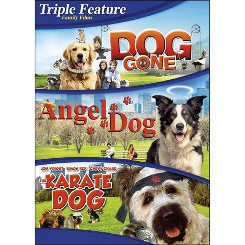 Triple Feature: Dog Gone/Angel Dog/The Karate Dog DVD -