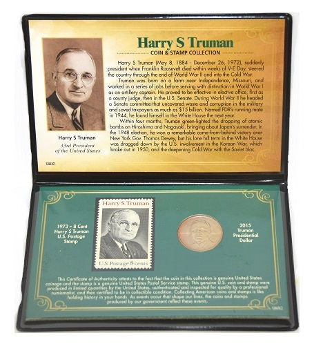 American Coin Treasure Harry S Truman Coin & Stamp Collection -