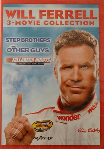 Will Ferrell: Step Brothers, the Other Guys, & Talladega Nights DVD -