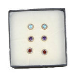 Lot of 70 Sets of 3 Pair Women's CZ Earrings -