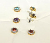 Lot of 70 Sets of 3 Pair Women's CZ Earrings -