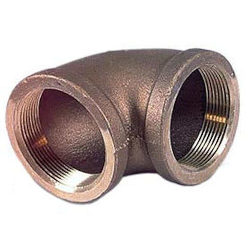 Merit Brass Lead Free Fitting 1/8" 90 Degree Elbow, Case of 25 -